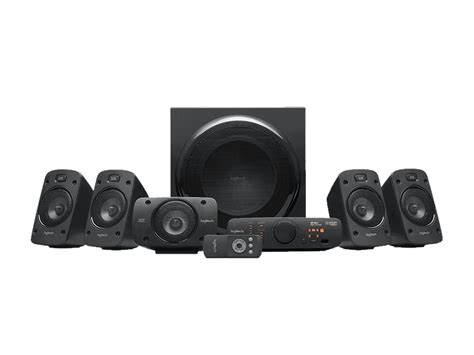 980-000468 - LOGI Desktop Speakers Z906 Surround sound speaker 5.1 3.5mm 500W RMS Dolby Digital & DTS Decoding Wall Mountable 